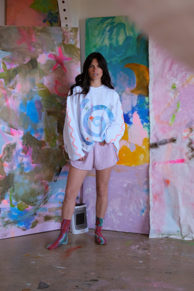 Dazed long sleeve boxy tee - pre order