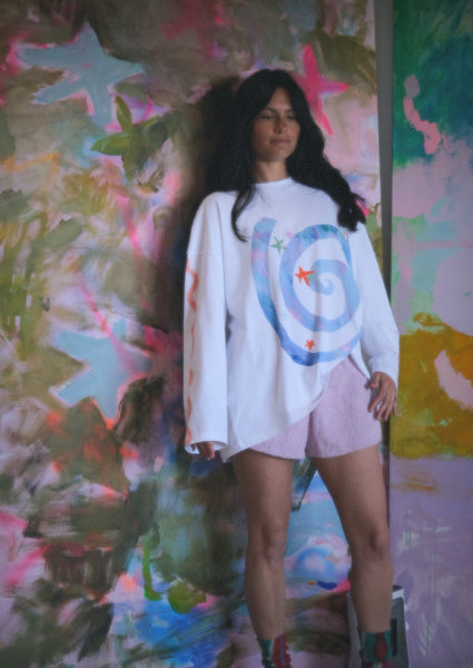 Dazed long sleeve boxy tee - pre order