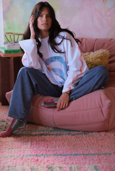 Dazed long sleeve boxy tee