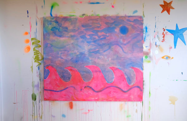 Somewhere across the sea  - original painting