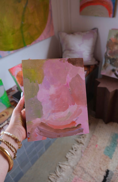 Stupid things and mood rings - original painting