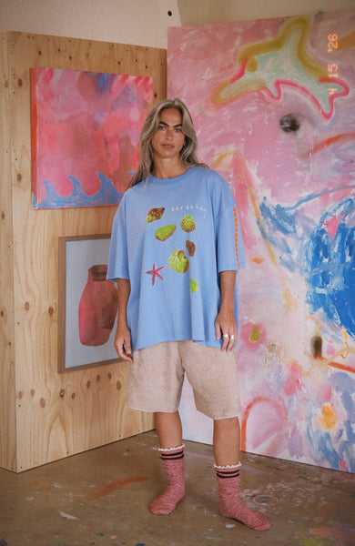 Ocean Earthling boxy tee