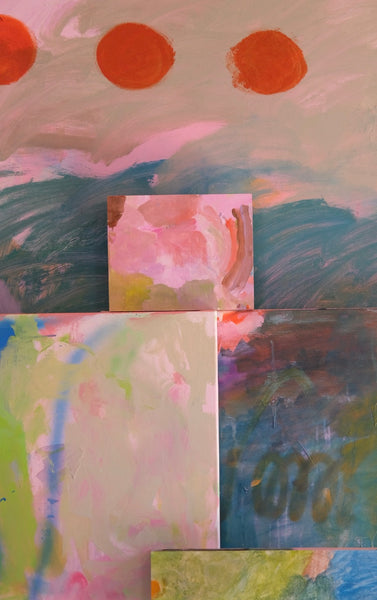 Stupid things and mood rings - original painting