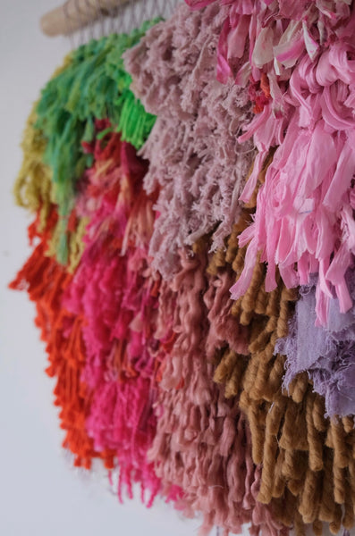 Darling, its disco - woven wall hanging