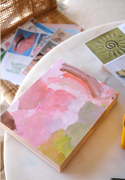 Stupid things and mood rings - original painting