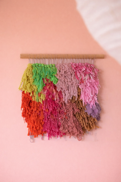 Darling, its disco - woven wall hanging