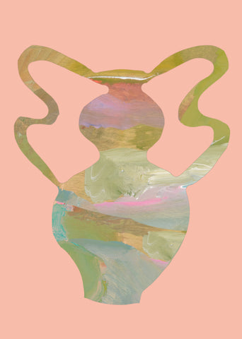 Vessel poster - peach