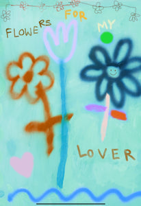 flowers for my lover - Blue