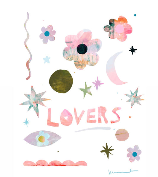LOVERS poster print