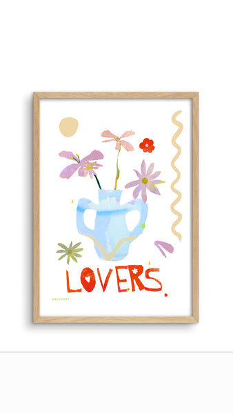 LOVERS POSTER a2 ( Red )