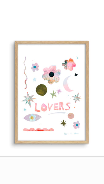 LOVERS poster print