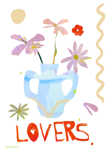 LOVERS POSTER a2 ( Red )
