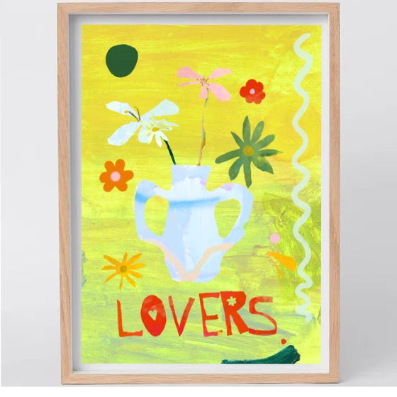 Green Lovers A3 Poster